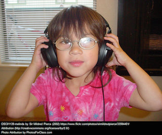 Child Listening to Music