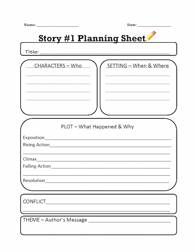 Story Planning Sheet