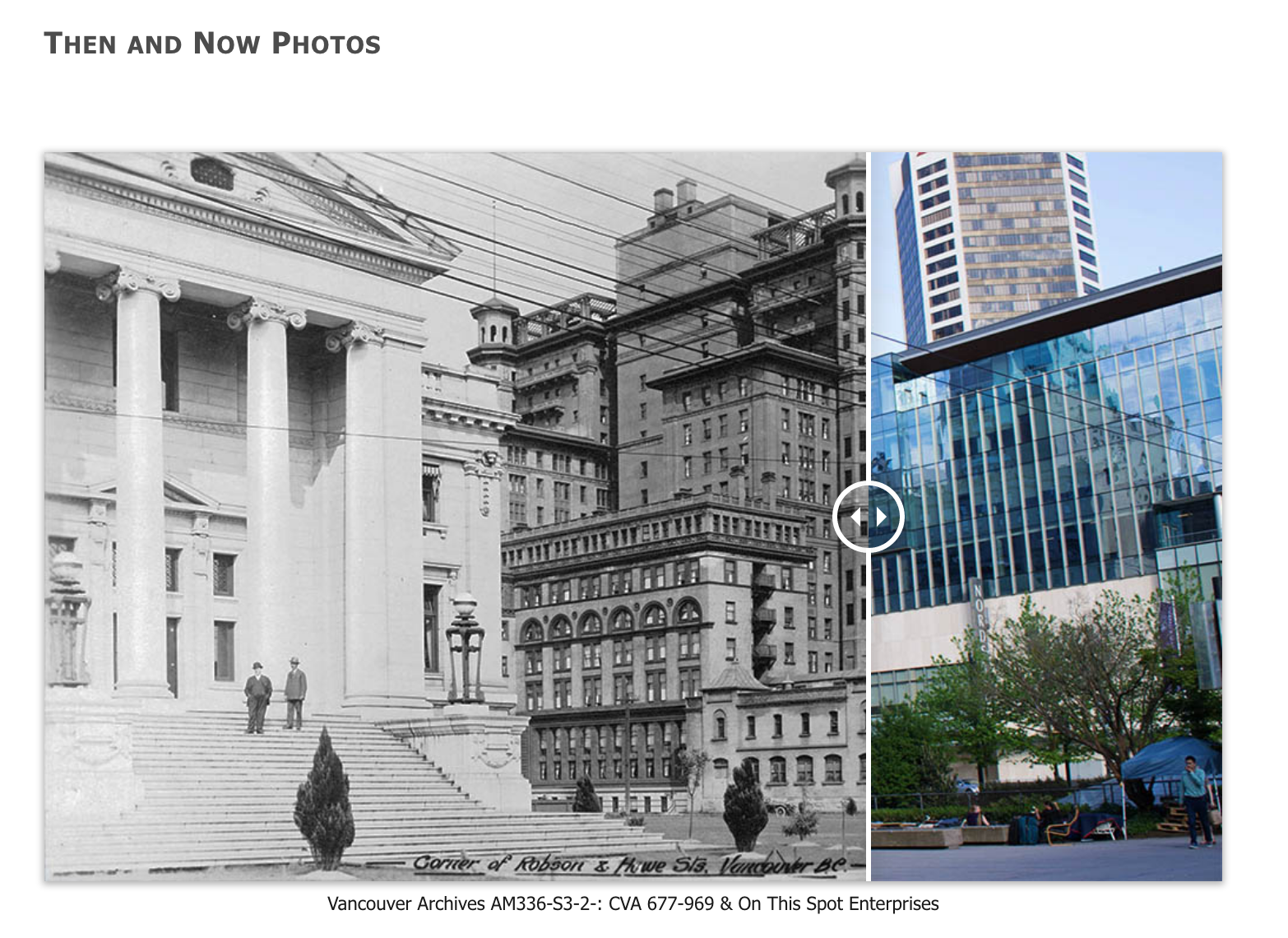 Vancouver - Then and Now Photos