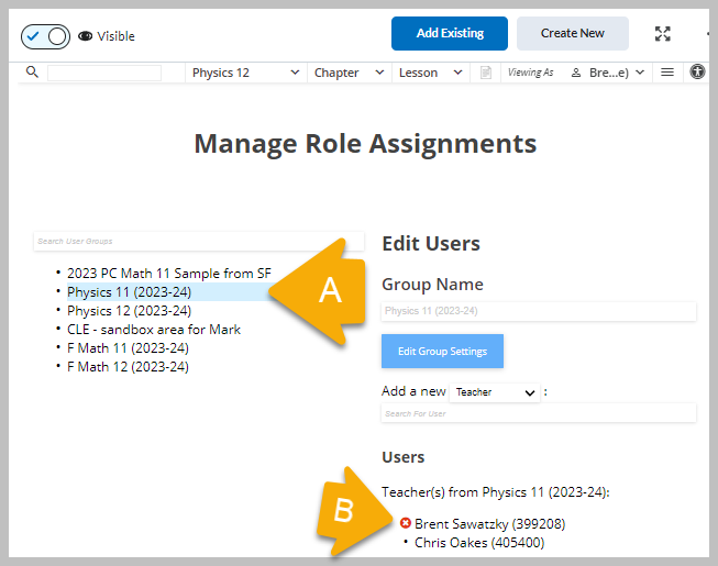Manage role assignments 2